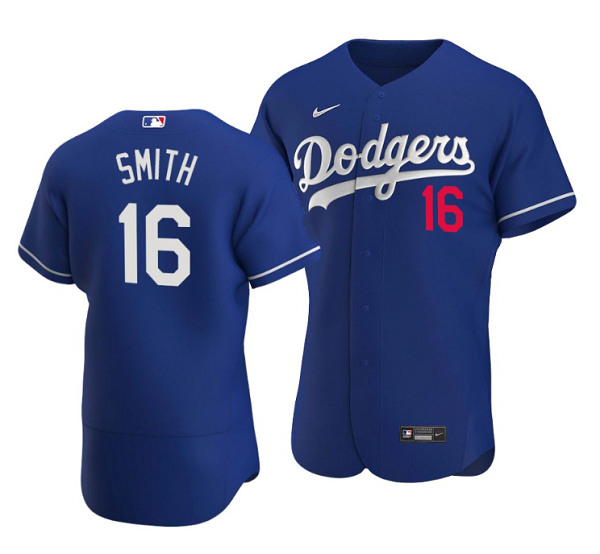 Los Angeles Dodgers #16 Will Smith Blue Flex Base Stitched Jersey