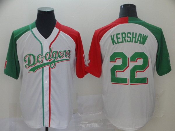 Los Angeles Dodgers #22 Clayton Kershaw Mexican Heritage Culture Night Jersey