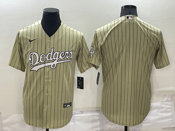 Los Angeles Dodgers Blank Cream Cool Base Stitched Jersey