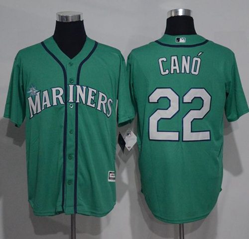 Mariners #22 Robinson Cano Green New Cool Base Stitched Jersey
