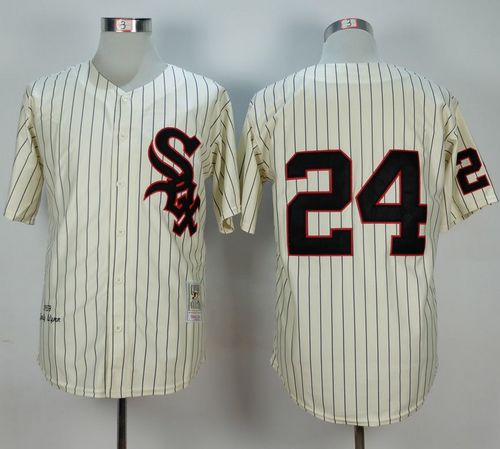 Mitchell And Ness 1959 White Sox #24 Early Wynn Cream Stitched Jersey