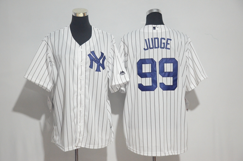 New York Yankees #99 Aaron Judge Majestic White Cool Base Stitched Jersey