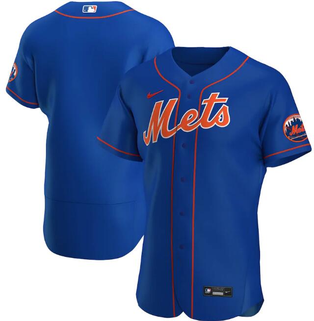New York Mets Blue Flex Base Stitched Jersey