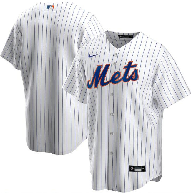 New York Mets White Cool Base Stitched Jersey