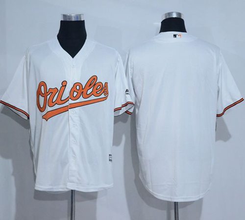 Orioles Blank White New Cool Base Stitched Jersey