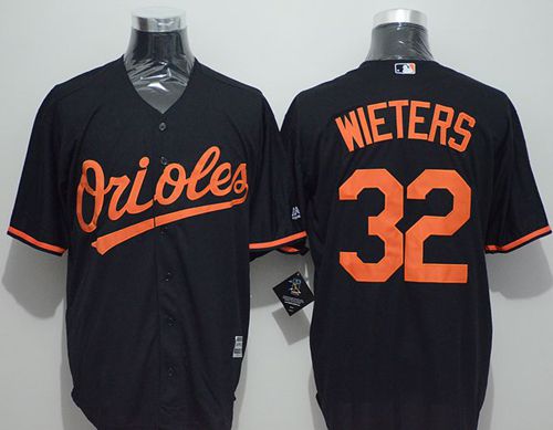 Orioles #32 Matt Wieters Black New Cool Base Stitched Jersey