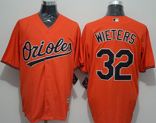 Orioles #32 Matt Wieters Orange New Cool Base Stitched Jersey