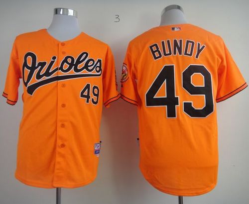 Orioles #49 Dylan Bundy Orange Cool Base Stitched Jersey