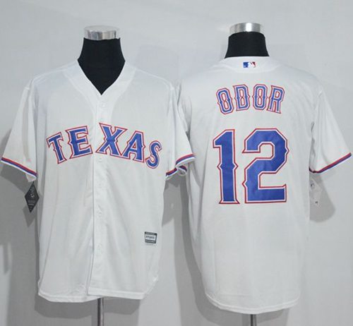 Rangers #12 Rougned Odor White New Cool Base Stitched Jersey