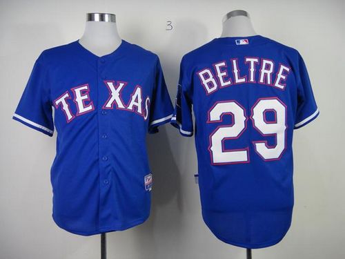 Rangers #29 Adrian Beltre Blue Cool Base Stitched Jersey