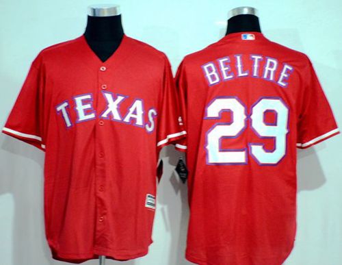 Rangers #29 Adrian Beltre Red New Cool Base Stitched Jersey
