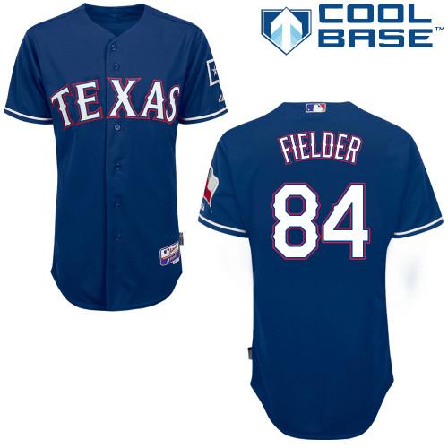 Rangers #84 Prince Fielder Blue Cool Base Stitched Jersey