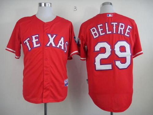 Rangers #29 Adrian Beltre Red Cool Base Stitched Jersey