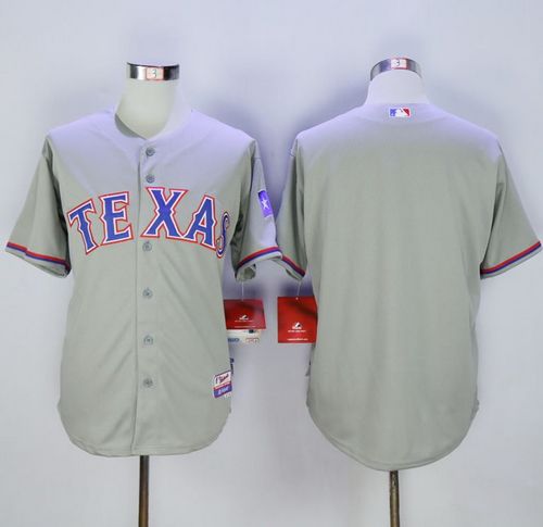 Rangers Blank Grey 40th Anniversary Patch Cool Base Stitched Jersey