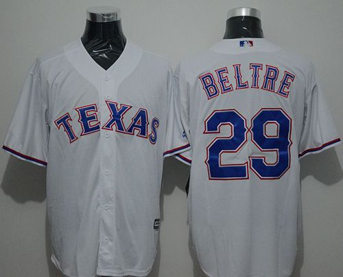 Rangers #29 Adrian Beltre White New Cool Base Stitched Jersey