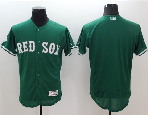Red Sox Blank Green Celtic Flexbase Authentic Collection Stitched Jersey