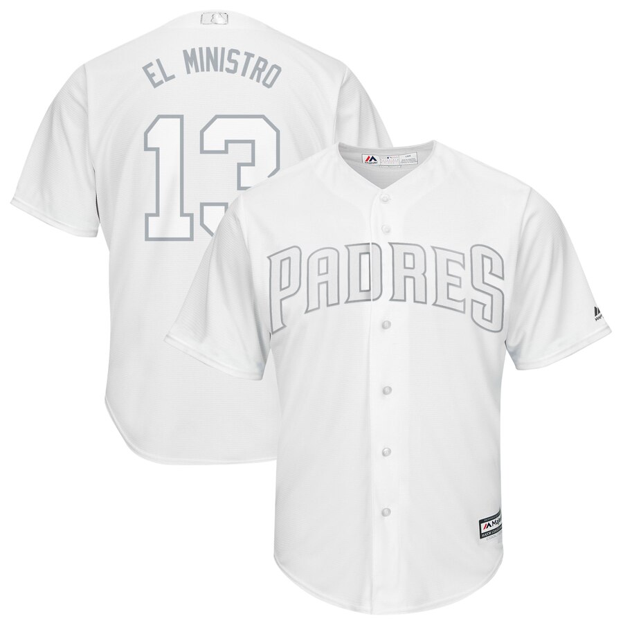 San Diego Padres #13 Manny Machado Majestic White 2019 Players' Weekend Pick-A-Player Stitched Jersey