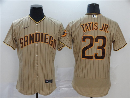 San Diego Padres #23 Fernando Tatis Jr. 2020 Coffee Flex Base Stitched Jersey