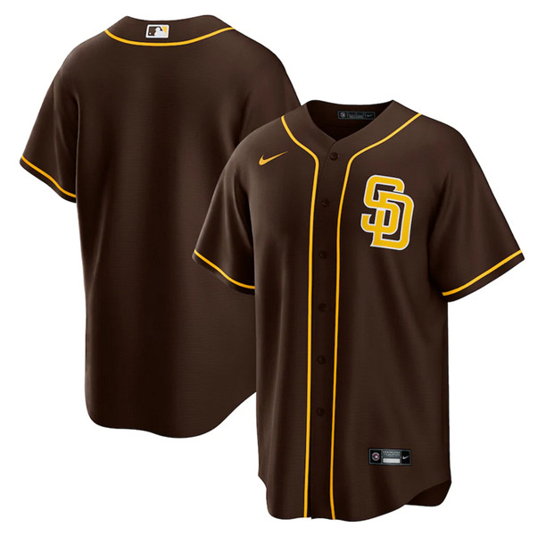 San Diego Padres Brown Cool Base Stitched Jersey