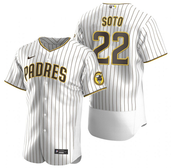 San Diego Padres #22 Juan Soto White Flex Base Stitched Baseball Jersey