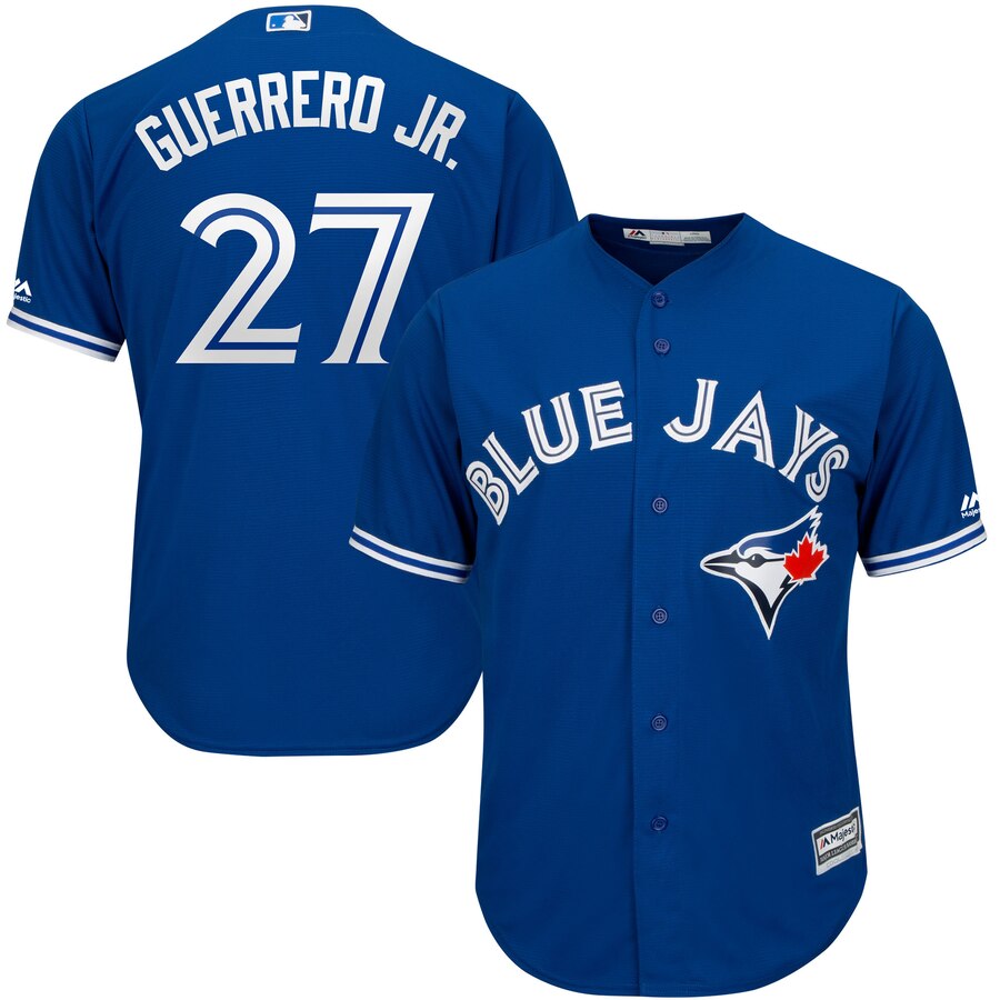 Toronto Blue Jays #27 Vladimir Guerrero Jr. Royal Majestic Cool Base Stitched Jersey