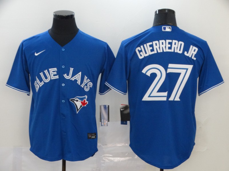 Toronto Blue Jays #27 Vladimir Guerrero Jr. Majestic Blue Cool Base Stitched Jersey