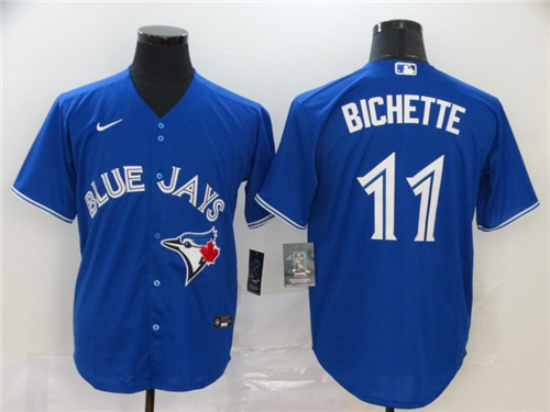 Toronto Blue Jays #11 Bo Bichette Majestic Blue Cool Base Stitched Jersey