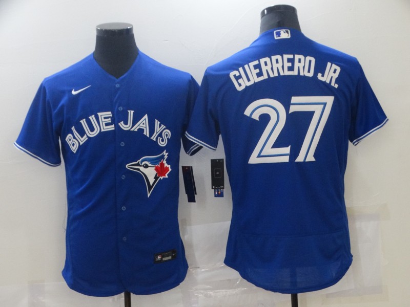 Toronto Blue Jays Blue #27 Vladimir Guerrero Jr. Flex Base Stitched Jersey