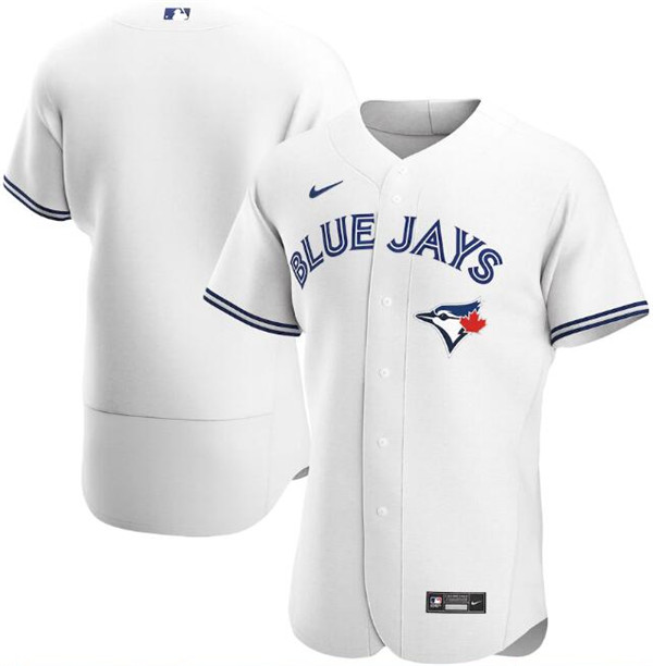 Toronto Blue Jays White Blank Flex Base Stitched Jersey