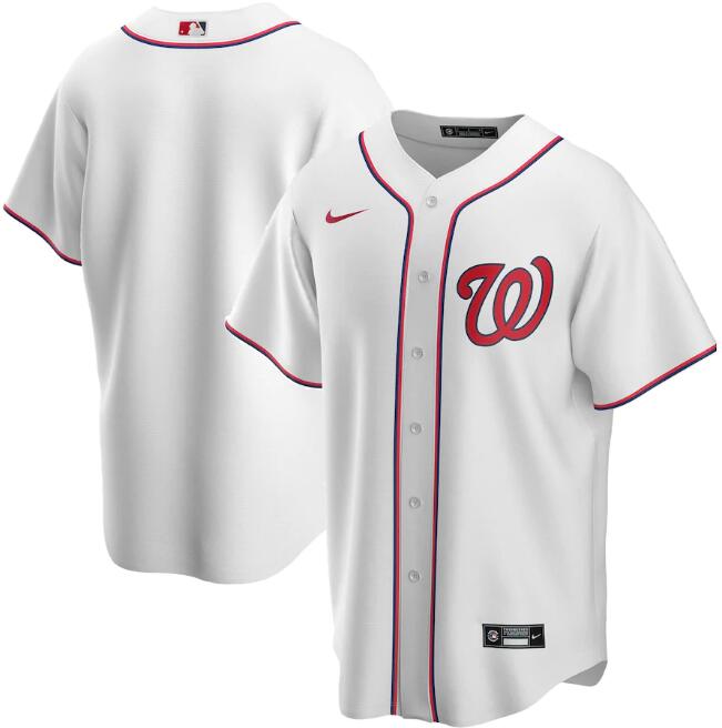 Washington Nationals White Cool Base Stitched Jersey