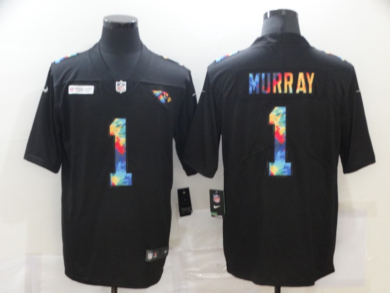 Arizona Cardinals #1 Kyler Murray 2020 Black Crucial Catch Limited Stitched Jersey