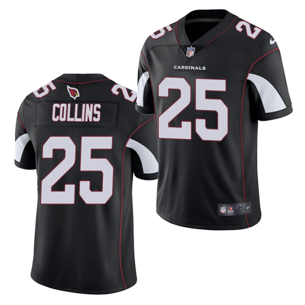 Arizona Cardinals #25 Zaven Collins 2021 Draft Black Vapor Untouchable Limited Stitched Jersey