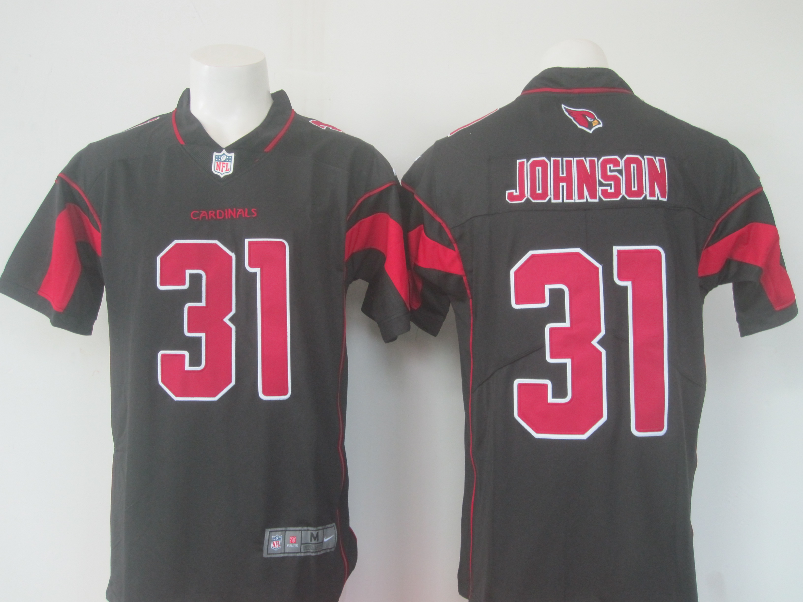 Arizona Cardinals #31 David Johnson Black Limited Rush Stitched Nike Jersey