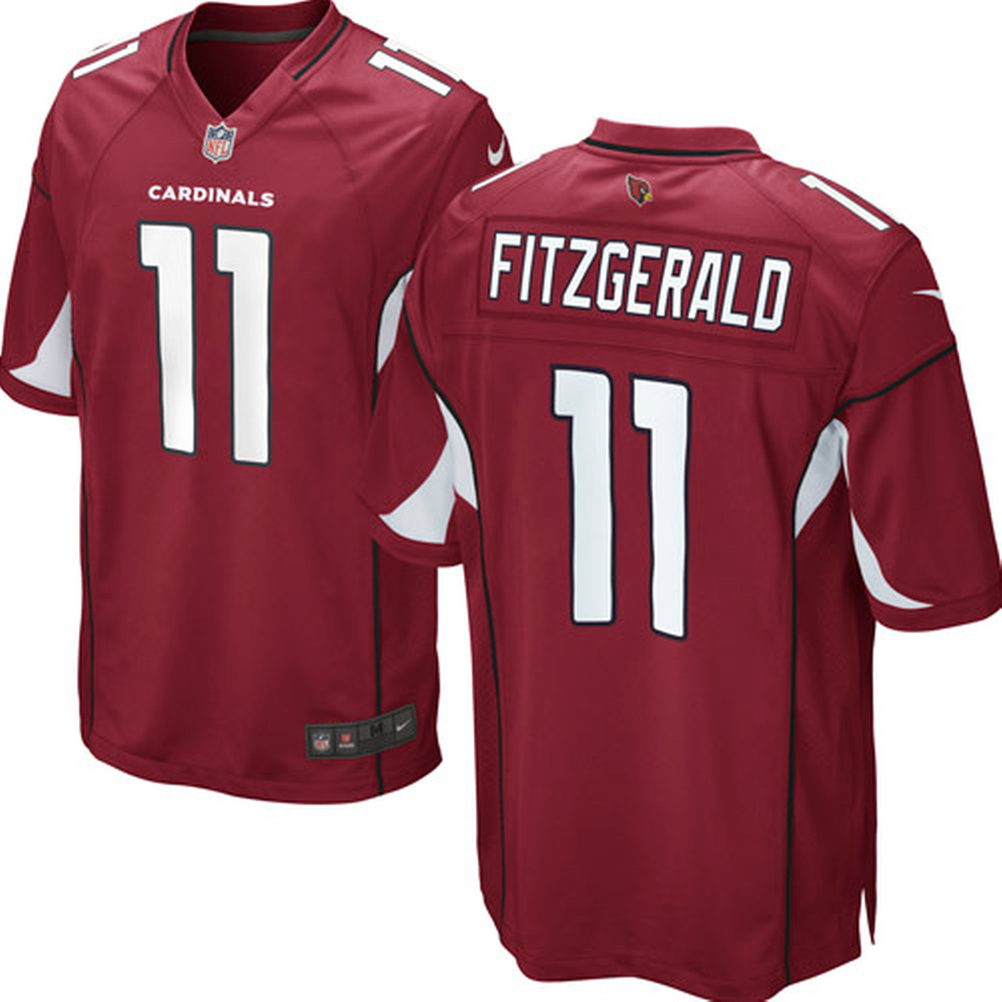 Arizona Cardinals #11 Larry Fitzgerald Team Color Stitched Limited Jersey