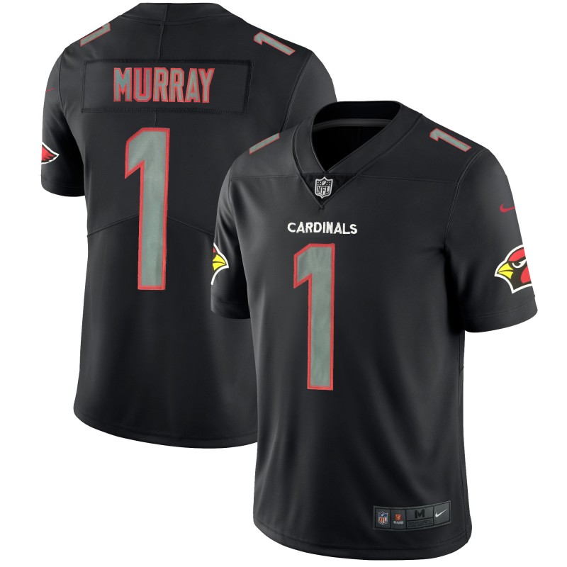 Arizona Cardinals #1 Kyler Murray Black Impact Limited Stitched Jersey