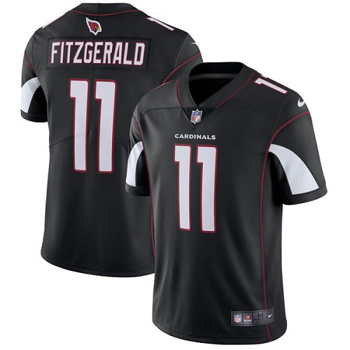 Arizona Cardinals #11 Larry Fitzgerald Black Vapor Untouchable Limited Stitched Jersey