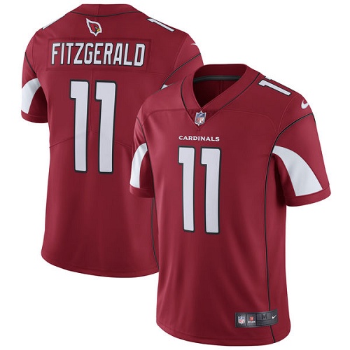 Arizona Cardinals #11 Larry Fitzgerald Red Vapor Untouchable Limited Stitched Jersey