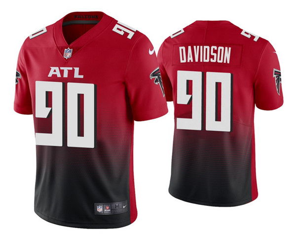 Atlanta Falcons #90 Marlon Davidson 2020 Red Vapor Untouchable Limited Stitched Jersey
