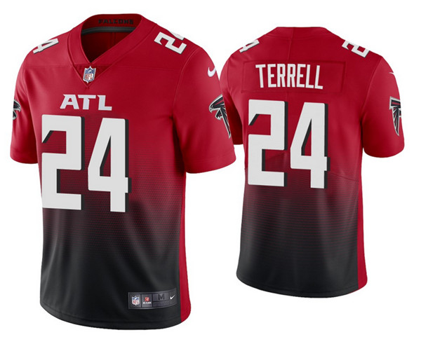Atlanta Falcons #24 A.J. Terrell 2020 Red Vapor Untouchable Limited Stitched Jersey