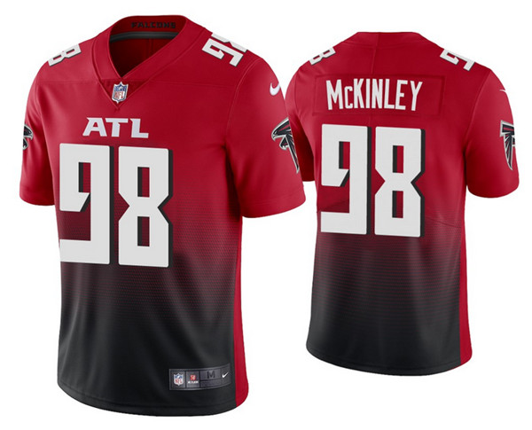 Atlanta Falcons #98 Takkarist McKinley 2020 Red Vapor Untouchable Limited Stitched Jersey
