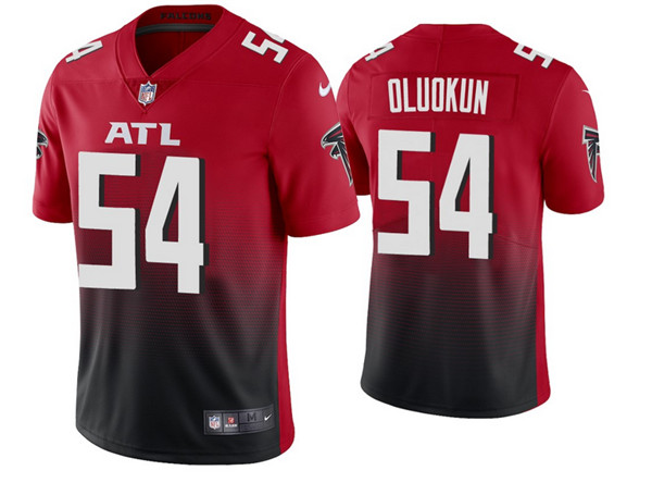 Atlanta Falcons #54 Foyesade Oluokun 2020 Red Vapor Untouchable Limited Stitched Jersey