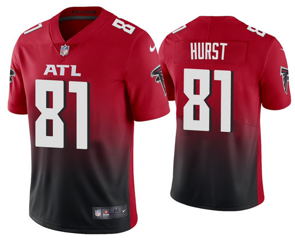 Atlanta Falcons #81 Hayden Hurst 2020 Red Vapor Untouchable Limited Stitched Jersey