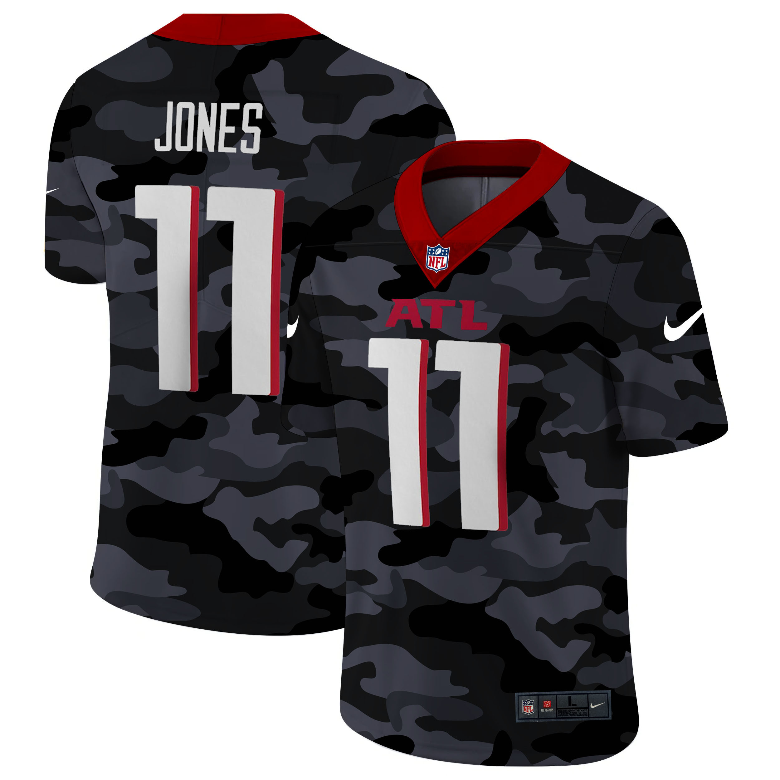 Atlanta Falcons #11 Julio Jones 2020 Camo Limited Stitched Jersey