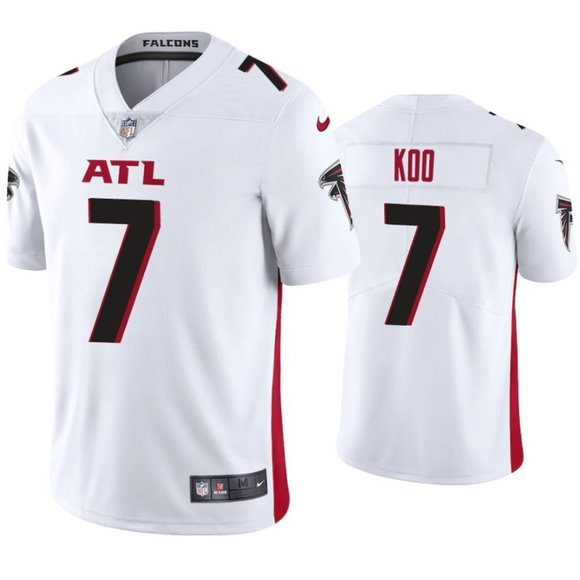 Atlanta Falcons #7 Younghoe Koo New White Vapor Untouchable Limited Stitched Jersey