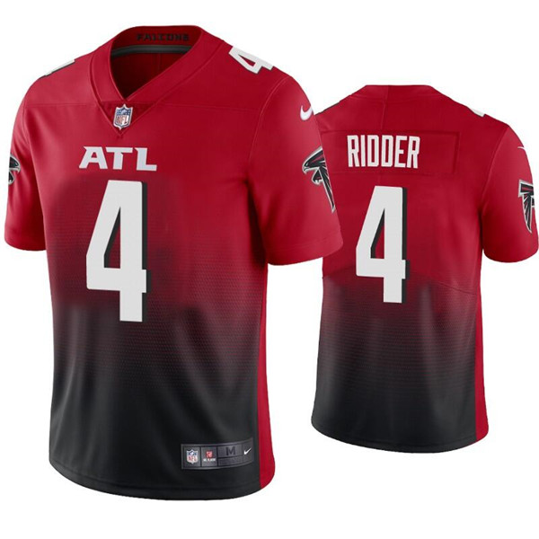 Atlanta Falcons #4 Desmond Ridder Red Black Vapor Untouchable Limited Stitched Jersey