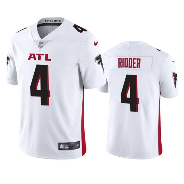 Atlanta Falcons #4 Desmond Ridder White Vapor Untouchable Limited Stitched Jersey