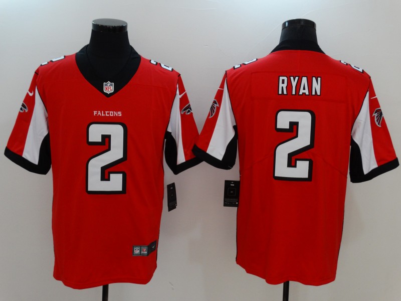 Atlanta Falcons #2 Matt Ryan Red Vapor Untouchable Player Limited Jersey