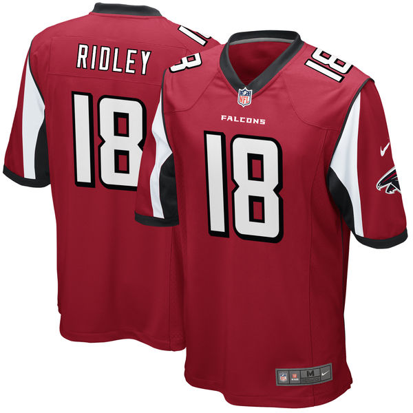Atlanta Falcons #18 Calvin Ridley Red 2018 Draft First Round Pick Game Jersey