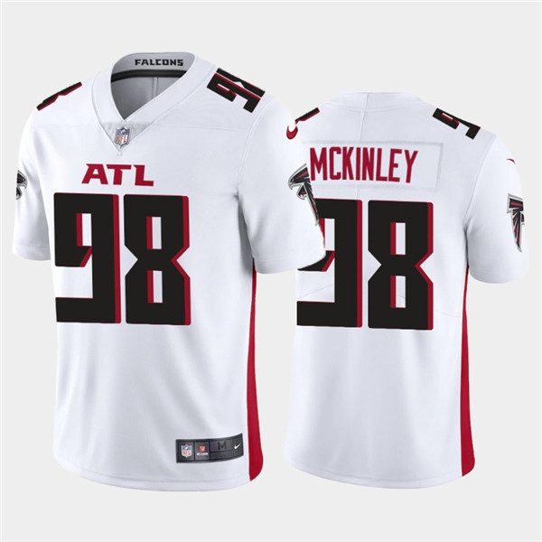 Atlanta Falcons #98 Takkarist McKinley 2020 White Vapor Untouchable Limited Stitched Jersey