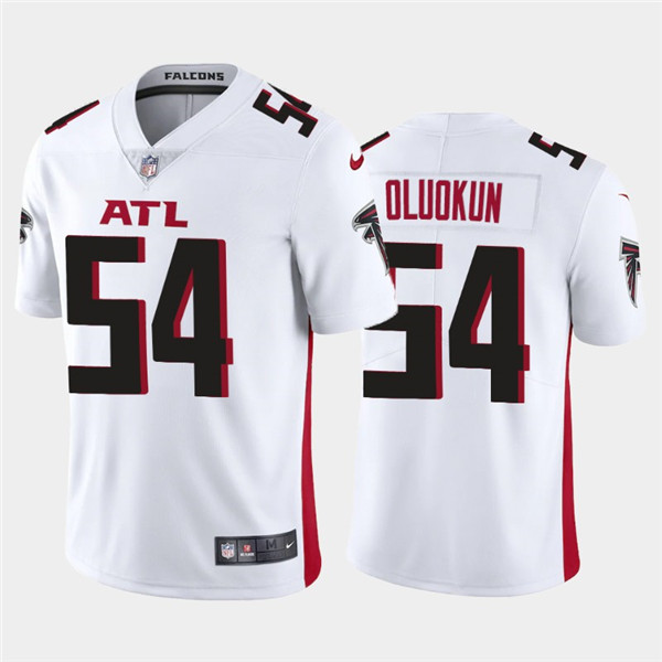 Atlanta Falcons #54 Foyesade Oluokun 2020 White Vapor Untouchable Limited Stitched Jersey
